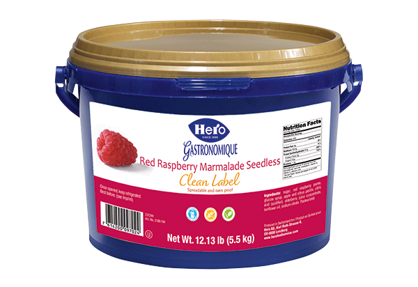 Hero Clean label Raspberry baking jam