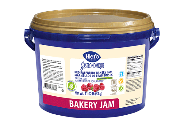 Hero Raspberry baking jam without seeds 5kg 