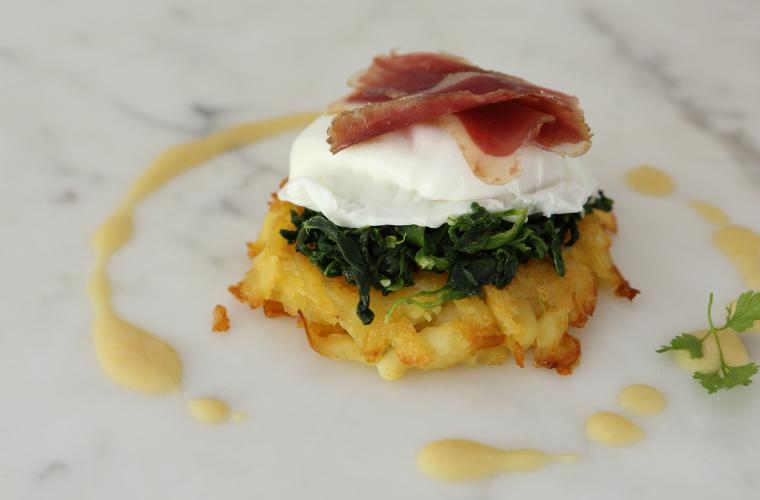 Rösti Egg Benedict 